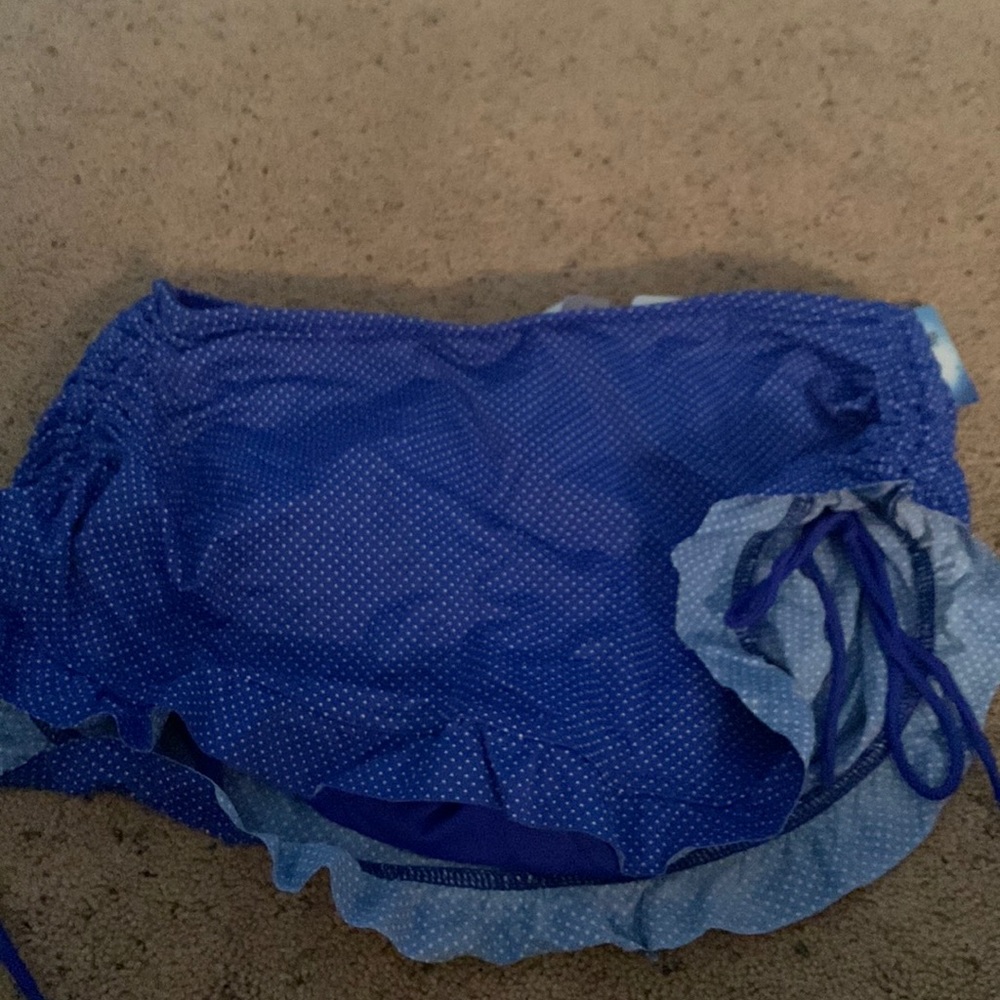 Freya bikini, bottom blue polkadot